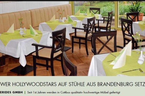 2013-09 FORUM Magazin - Wer Hollywoodstars auf Stühle aus Brandenburg setzt