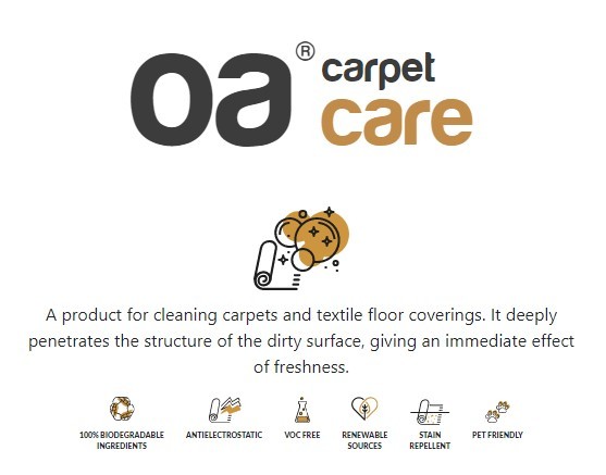 OA carpet care 500ml - Teppichreiniger Teppichpflege