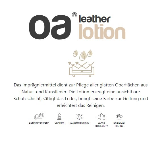 OA leather lotion 250 ml - Lederpflege Lederreiniger